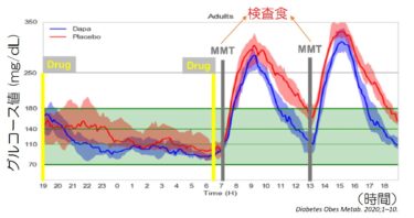 SGLT2阻害薬は、クローズドループインスリンポンプで治療中の1型糖尿病患者の血糖値も安定化させた。